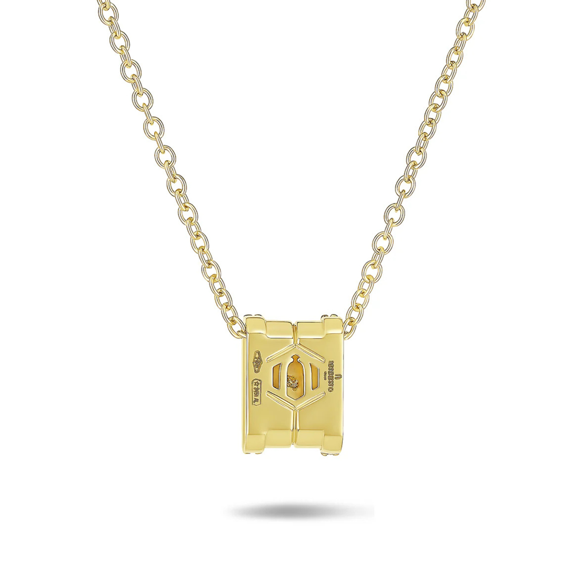 Miseno Jewelry - Baia Sommersa 18K Yellow Gold Diamonds & Turquoise Pendant Necklace | Manfredi Jewels