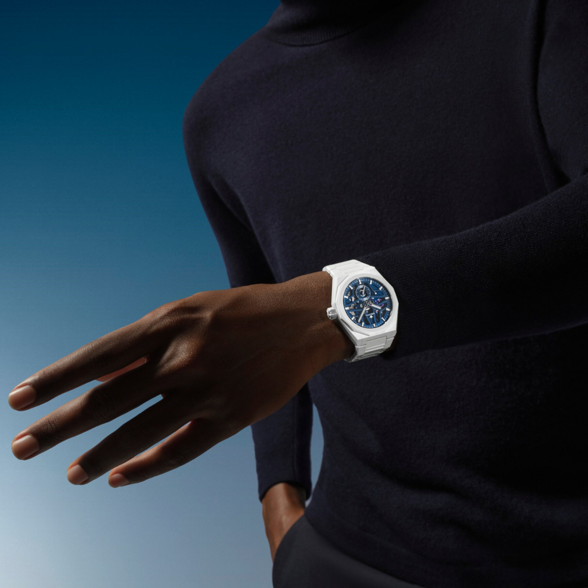 Zenith New Watches - DEFY SKYLINE SKELETON WHITE CERAMIC | Manfredi Jewels