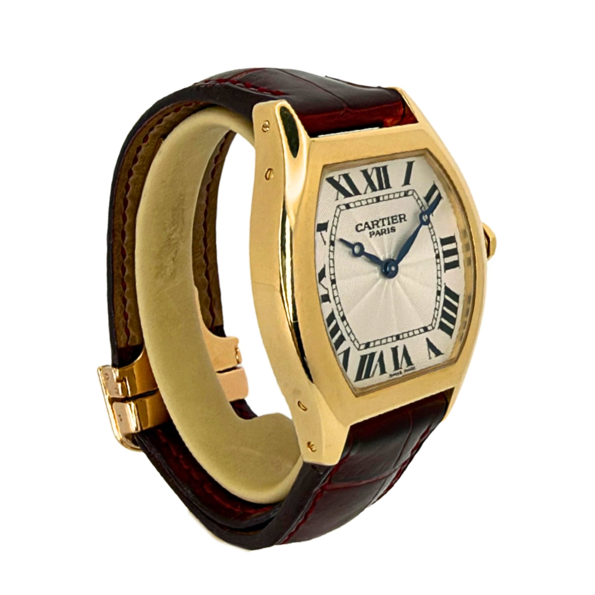 Tortue 18K Yellow Gold Silver Dial 2496C
