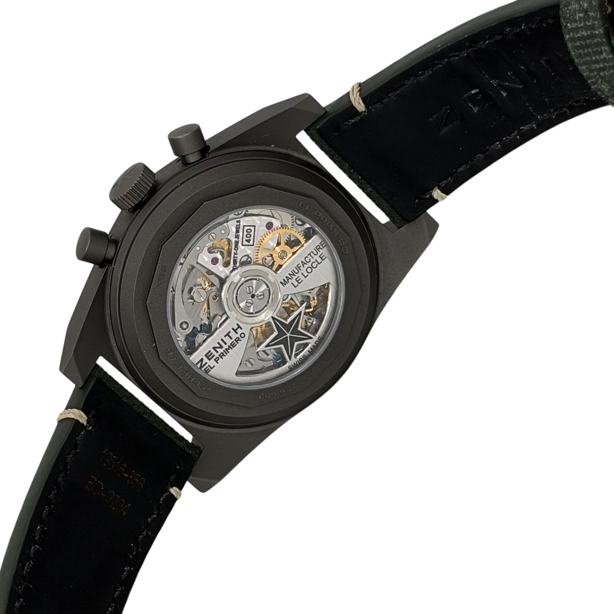 Chronomaster Revival Safari 37mm Titanium Green Dial
