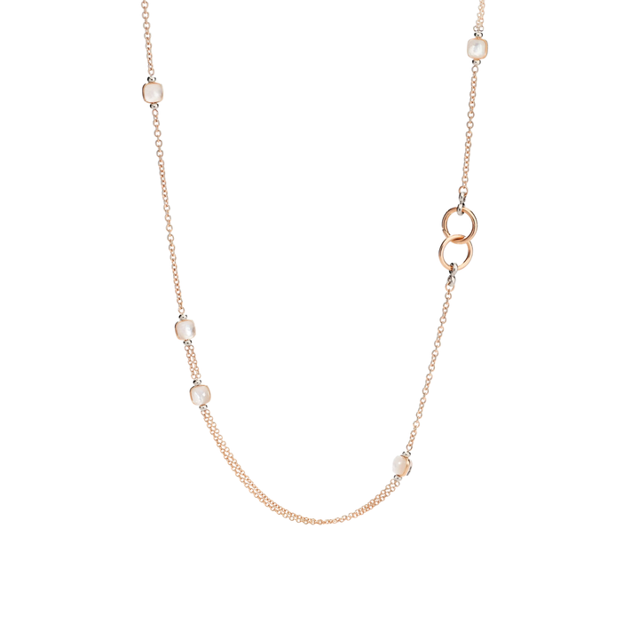 Pomellato Jewelry - Nudo 18K Rose Gold & Mother of Pearl Necklace | Manfredi Jewels