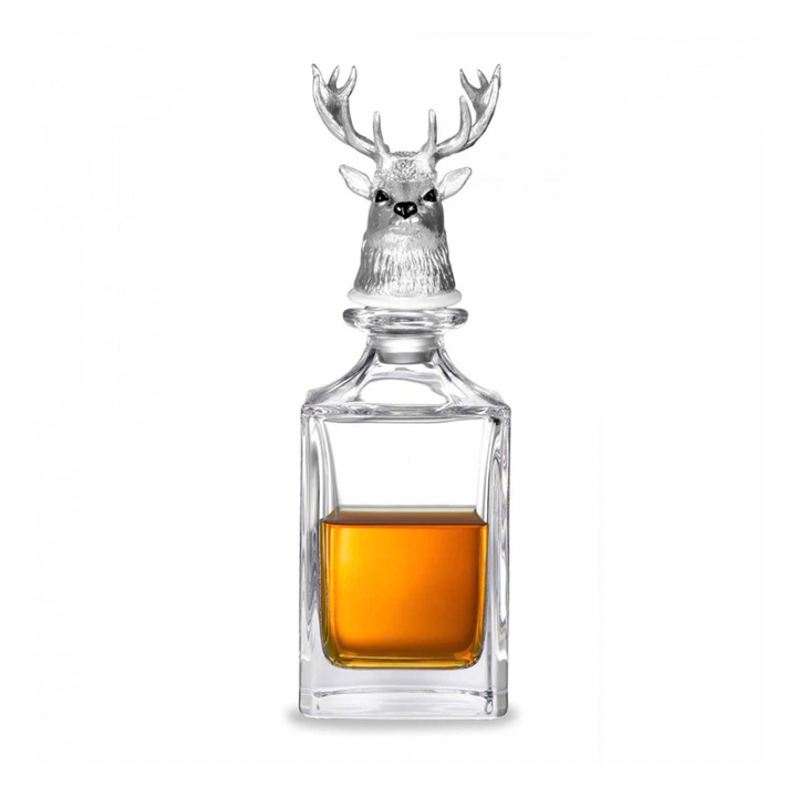 Stag Head Crystal Decanter