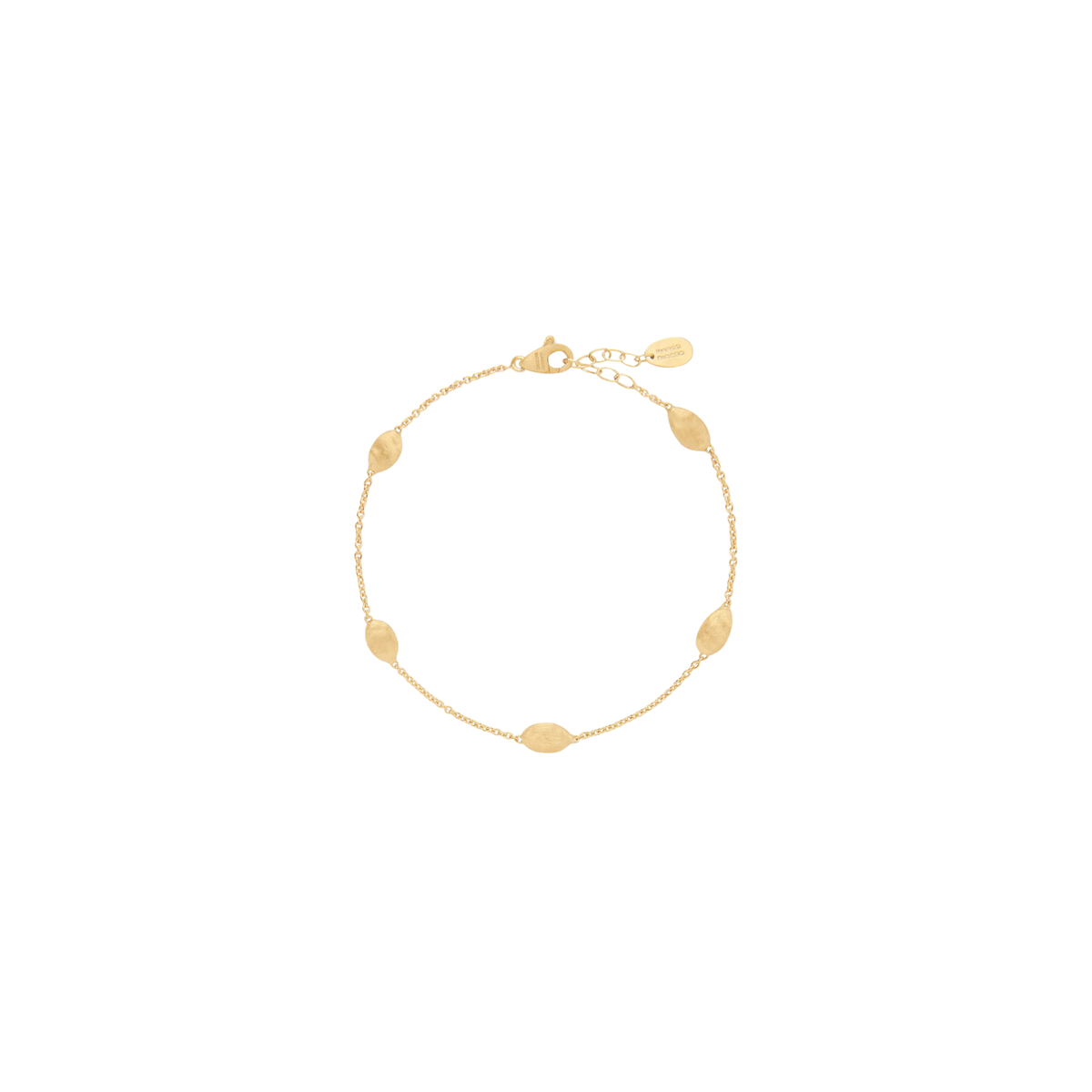 Marco Bicego Jewelry - 18K Yellow Gold Siviglia Small Bean Bracelet | Manfredi Jewels