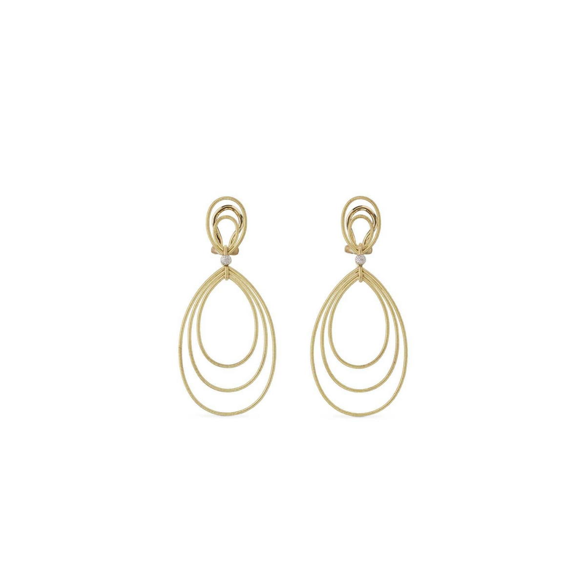 Buccellati Jewelry - Hawaii 18K Yellow Gold Earrings | Manfredi Jewels