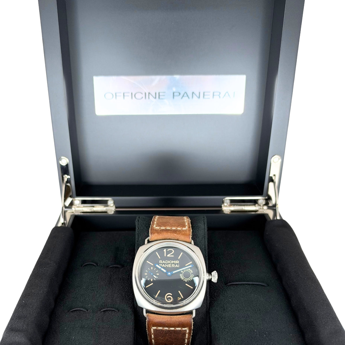 Radiomir 8 Days 45mm Stainless Steel Black Dial PAM00992