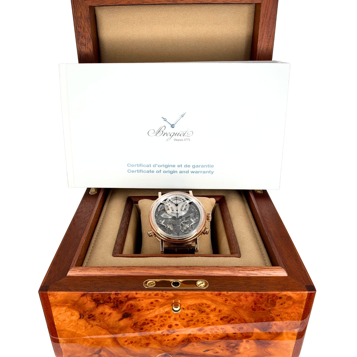 Tradition Independent Chronograph 44mm 18k Rose Gold
