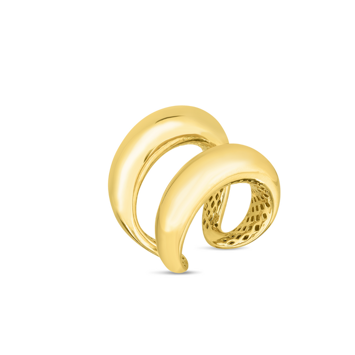 Roberto Coin Jewelry - Classic 18K Yellow Gold Classic Oro Double Band RIng | Manfredi Jewels