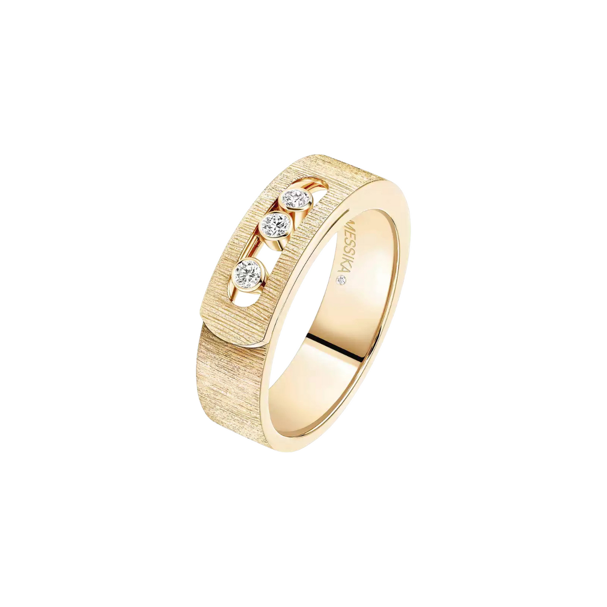 Messika Jewelry - Move Noa Ciselé 18K Yellow Gold Diamond Ring | Manfredi Jewels