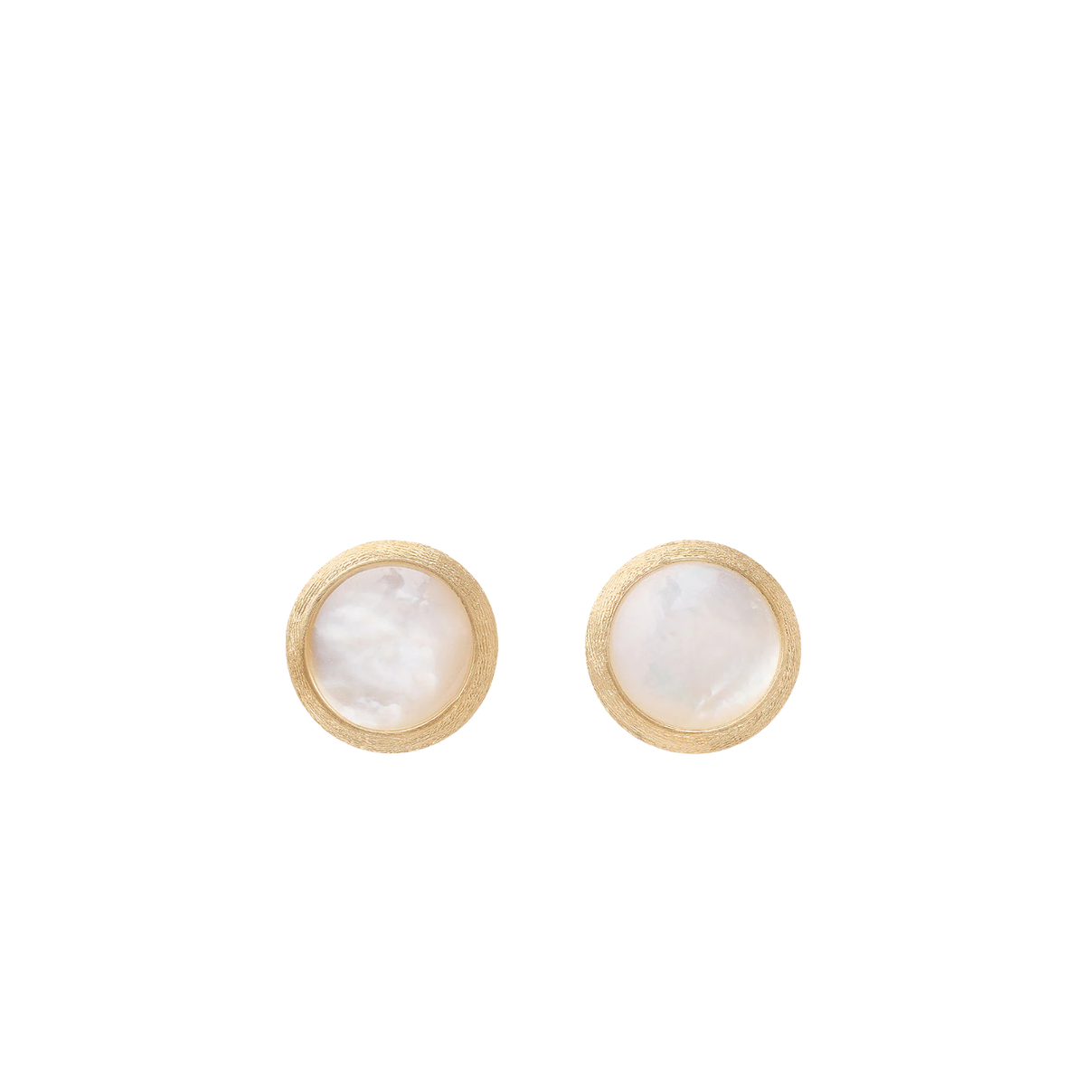Marco Bicego Jewelry - Jaipur 18K Yellow Gold Mother of Pearl Stud Earrings | Manfredi Jewels