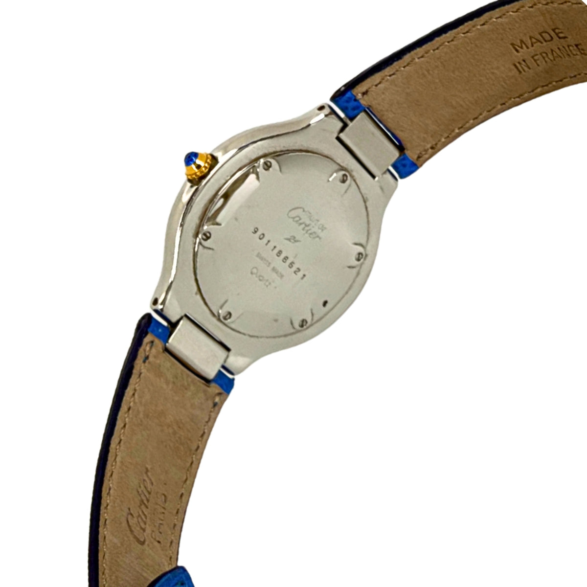 Must de Cartier 21 35mm Blue Strap