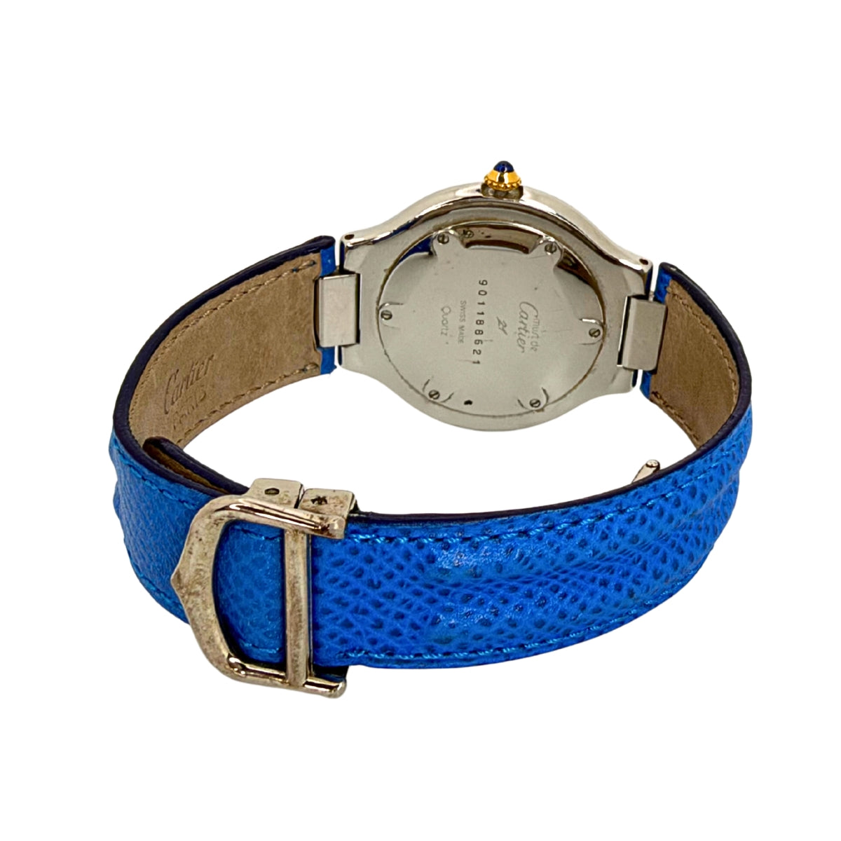 Must de Cartier 21 35mm Blue Strap
