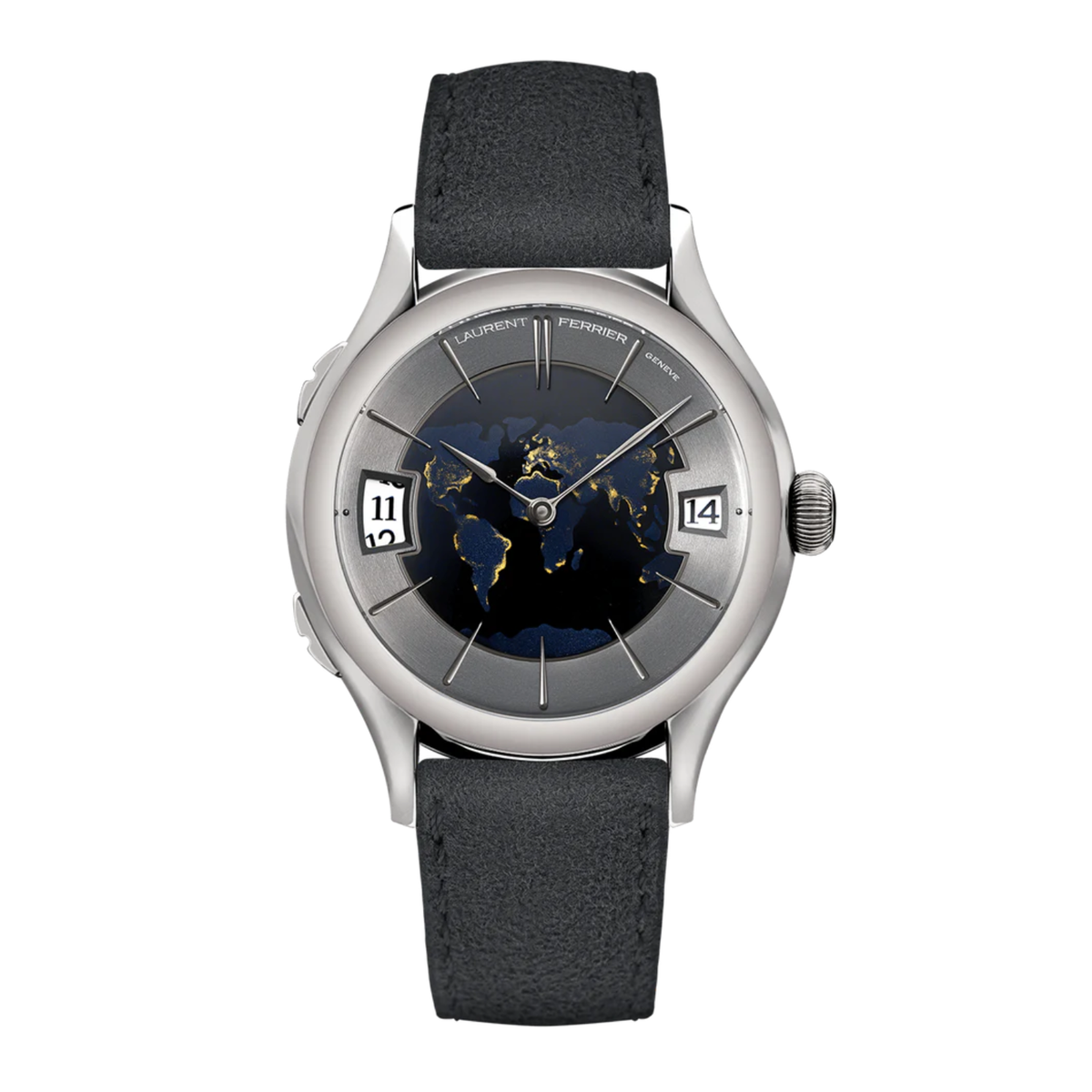 Laurent Ferrier New Watches - CLASSIC TRAVELLER GLOBE NIGHT BLUE | Manfredi Jewels
