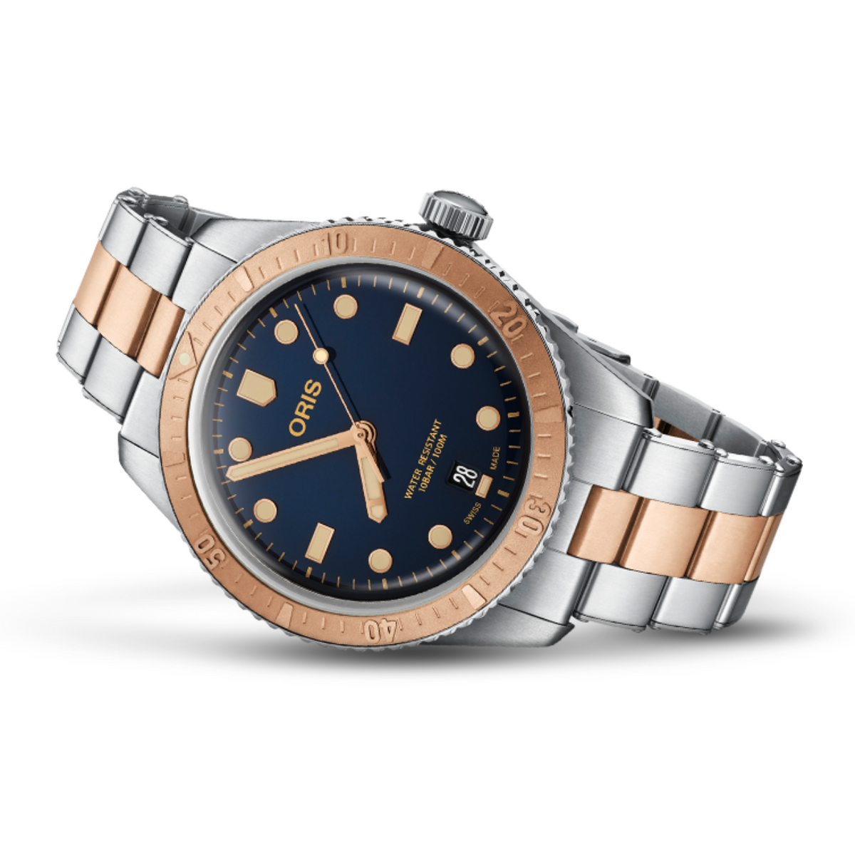 Oris Watches - DIVERS SIXTY-FIVE - BLUE TWO TONE | Manfredi Jewels