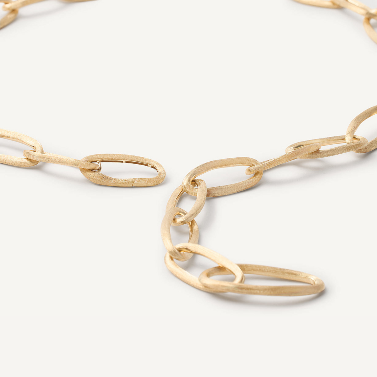 Marco Bicego Jewelry - Jaipur 18K Yellow Gold Oval Link Convertible Lariat Necklace | Manfredi Jewels