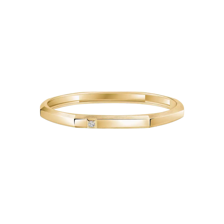 18K Yellow Gold Diamond Moderniste Bracelet