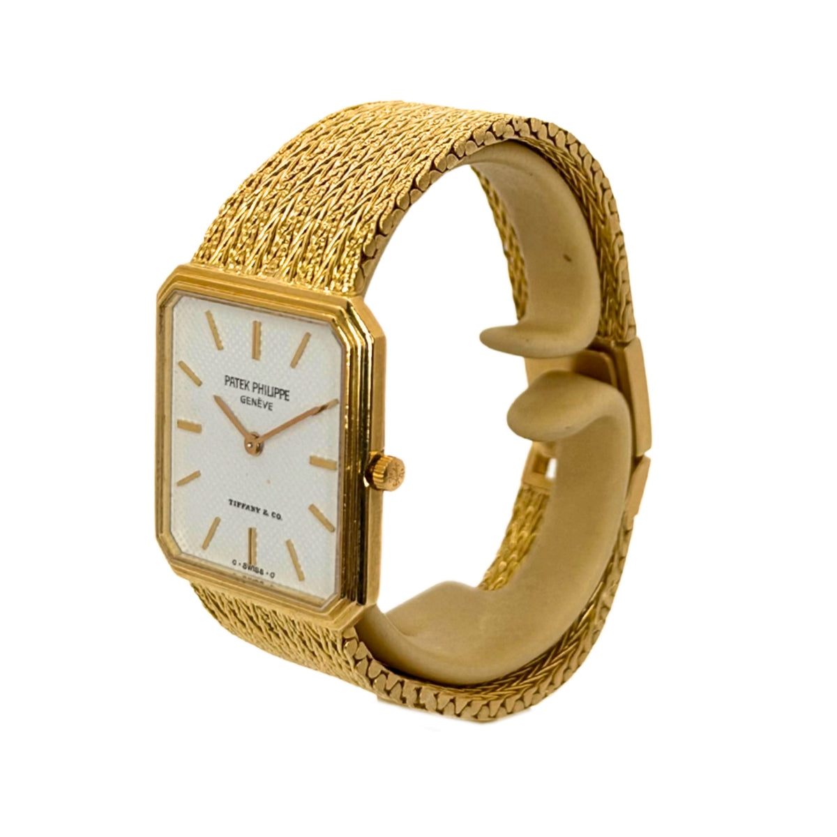 Octagonal Yellow Gold Tiffany & Co. Dial Manual Wind