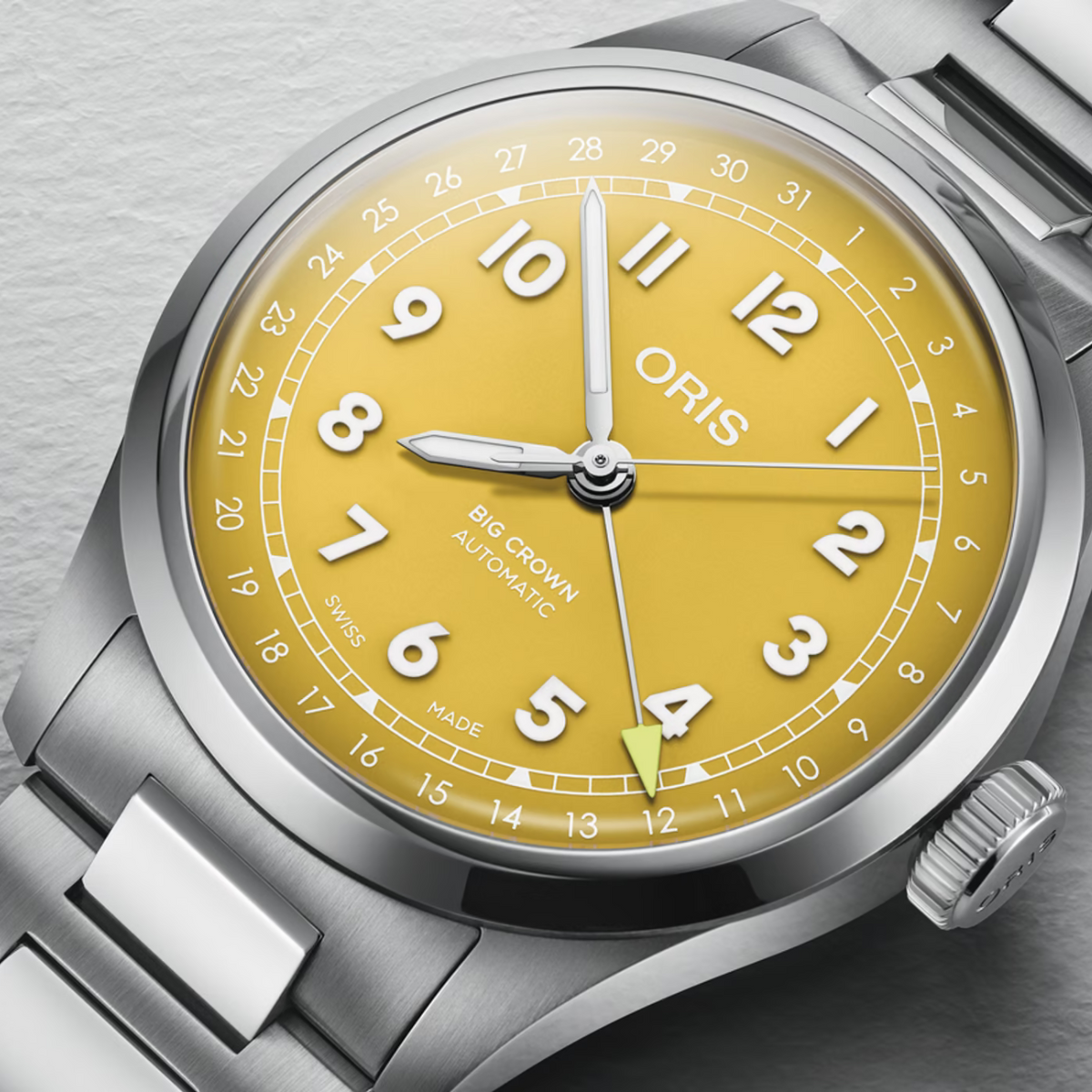 Oris New Watches - BIG CROWN POINTER DATE - YELLOW | Manfredi Jewels