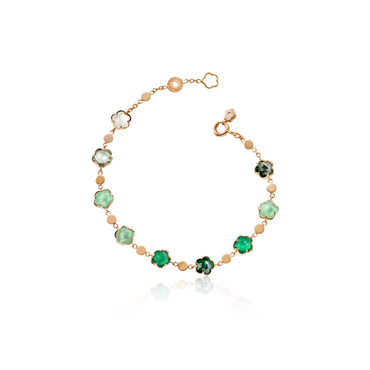 Pasquale Bruni Jewelry - 18K Rose Gold Figlia dei Fiori Gemstone Bracelet | Manfredi Jewels