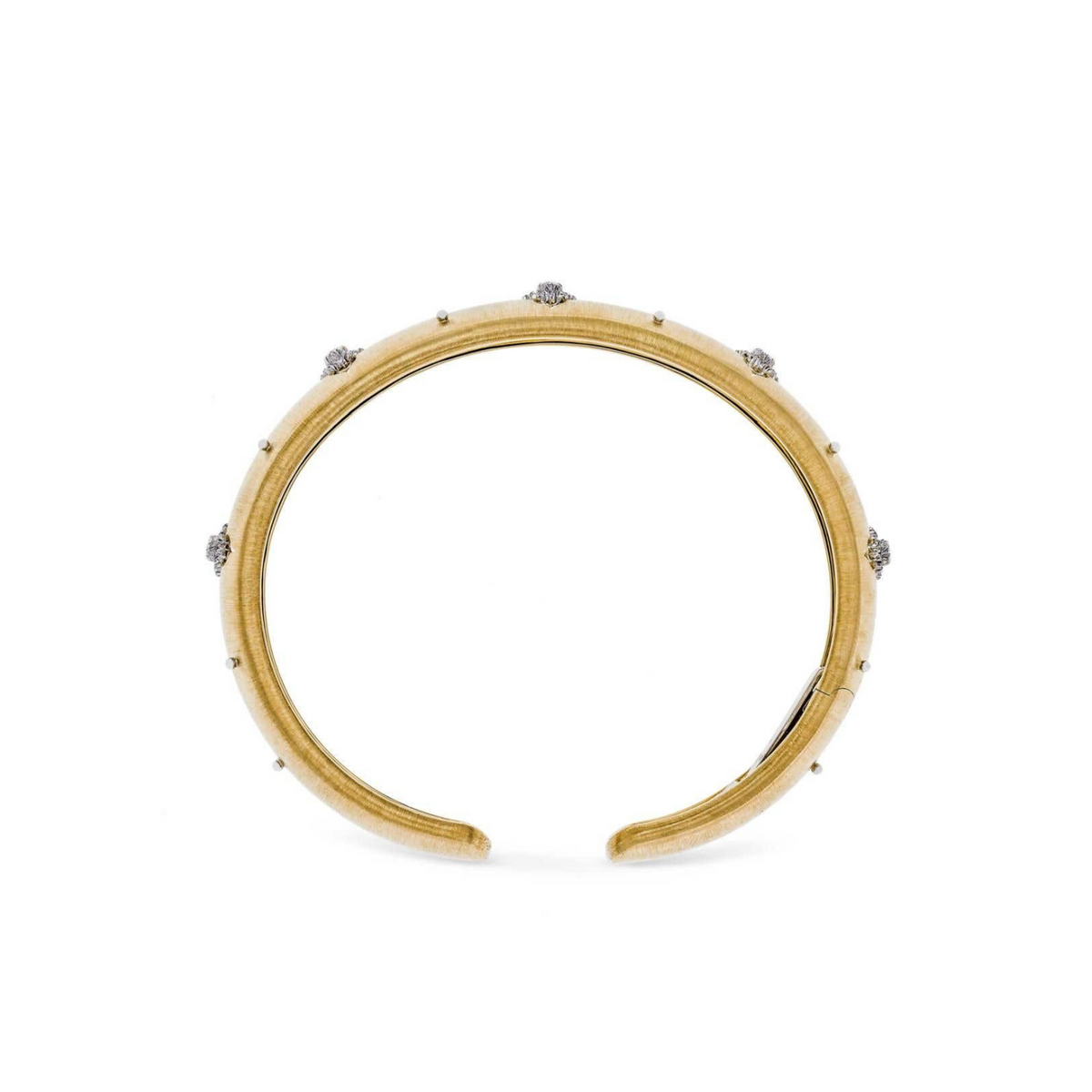 Buccellati Jewelry - Macri Giglio 18K Yellow Gold Diamond Bracelet | Manfredi Jewels