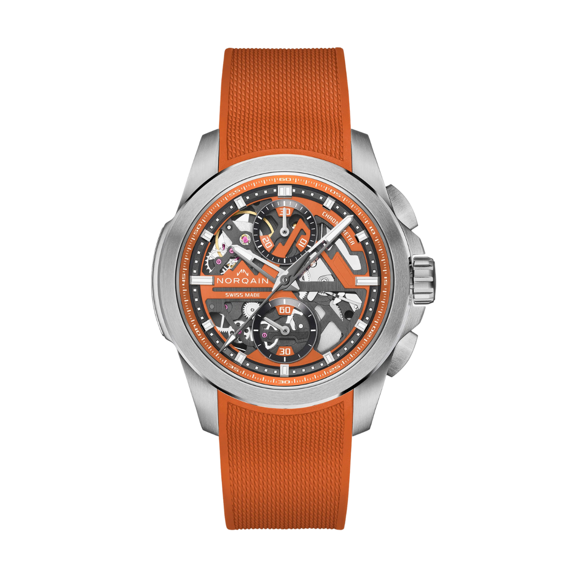 NORQAIN New Watches - INDEPENDENCE SKELETON CHRONO 42MM | Manfredi Jewels