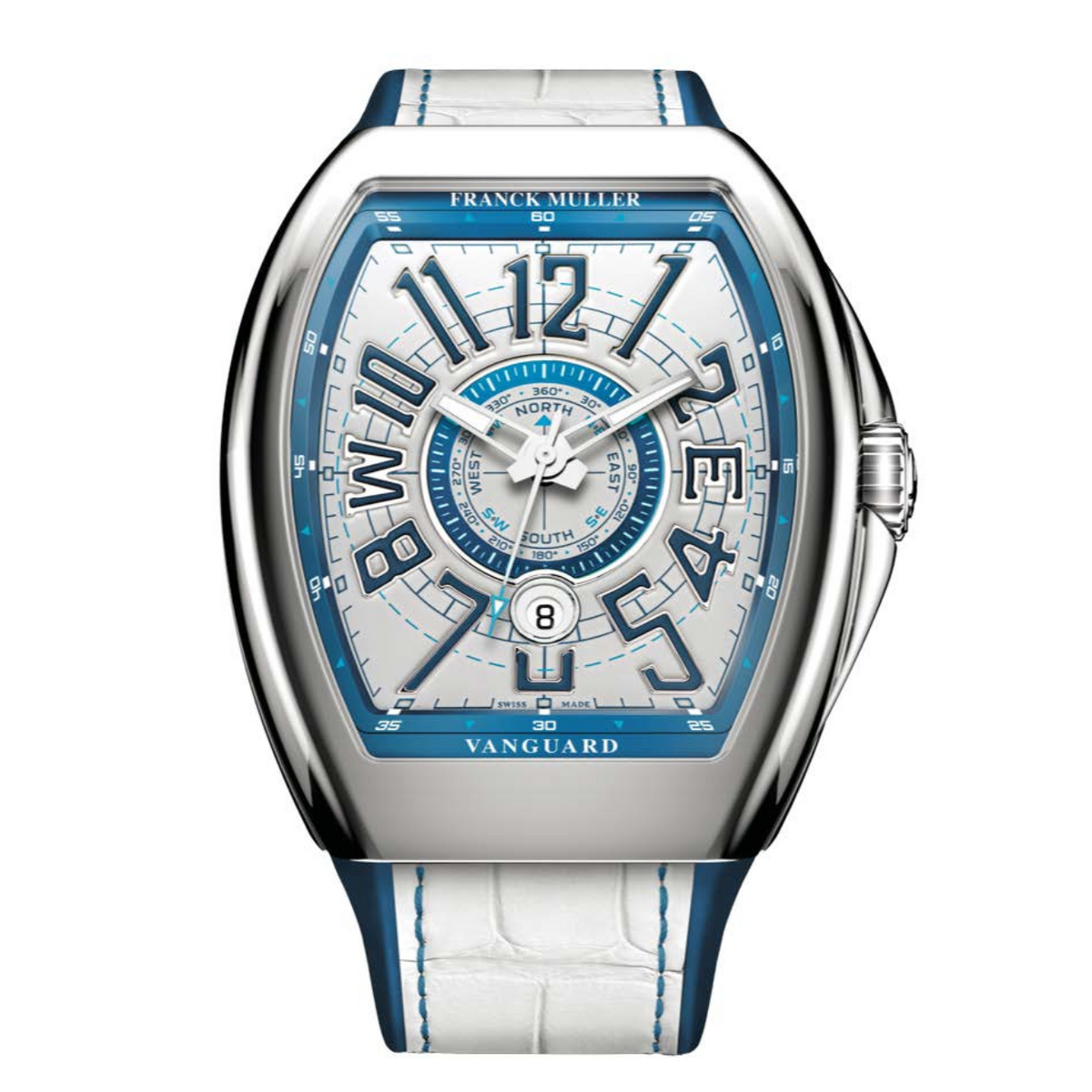 Franck Muller Watches - VANGUARD - MARINER WHITE V45 | Manfredi Jewels