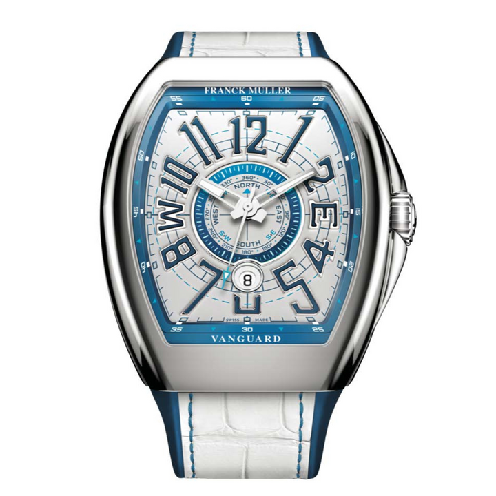 Franck Muller Watches - VANGUARD - MARINER WHITE V45 | Manfredi Jewels