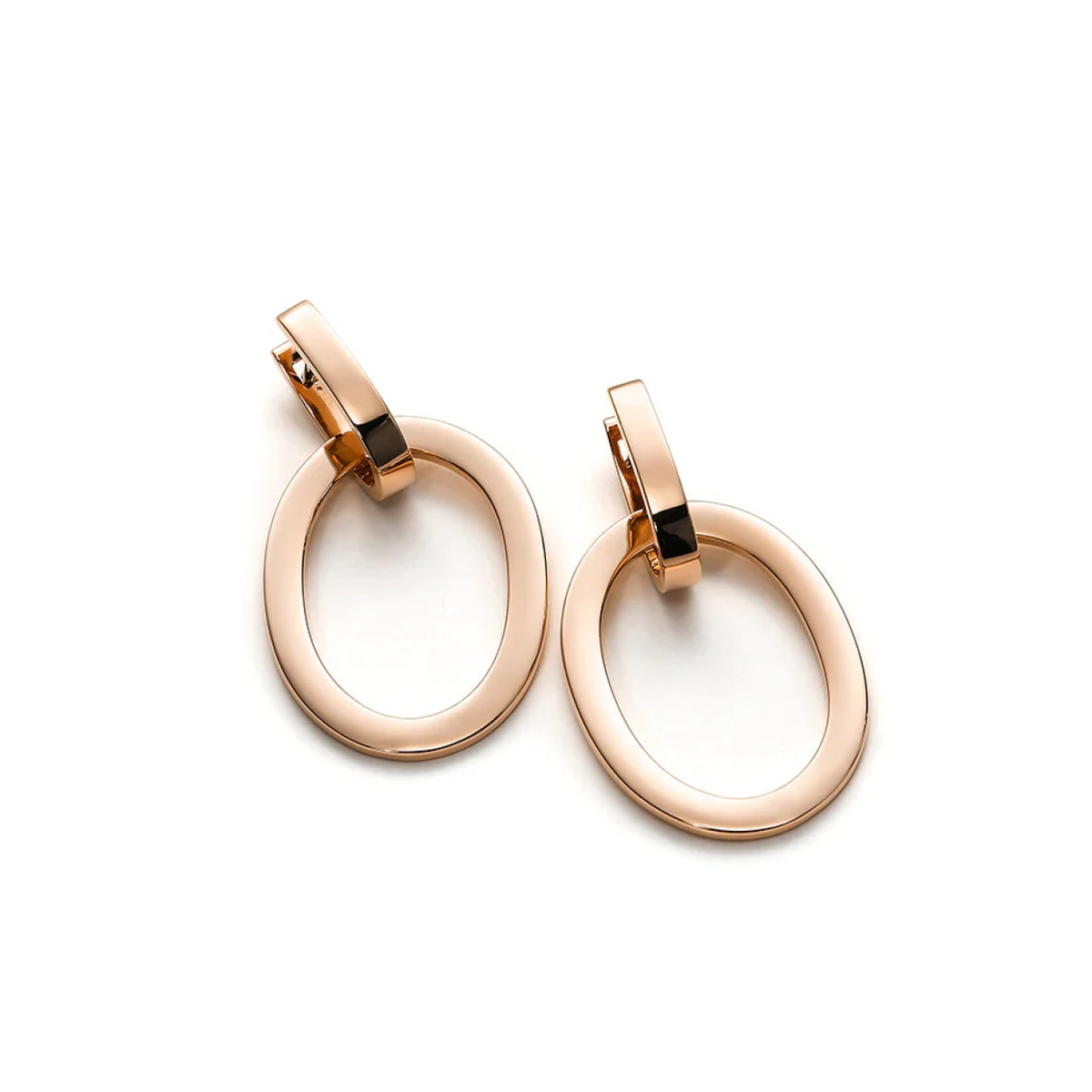 Mattioli Jewelry - Aruba 18K Rose Gold Oval Drop Earrings | Manfredi Jewels