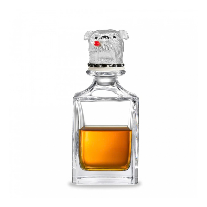 Bulldog Crystal Decanter