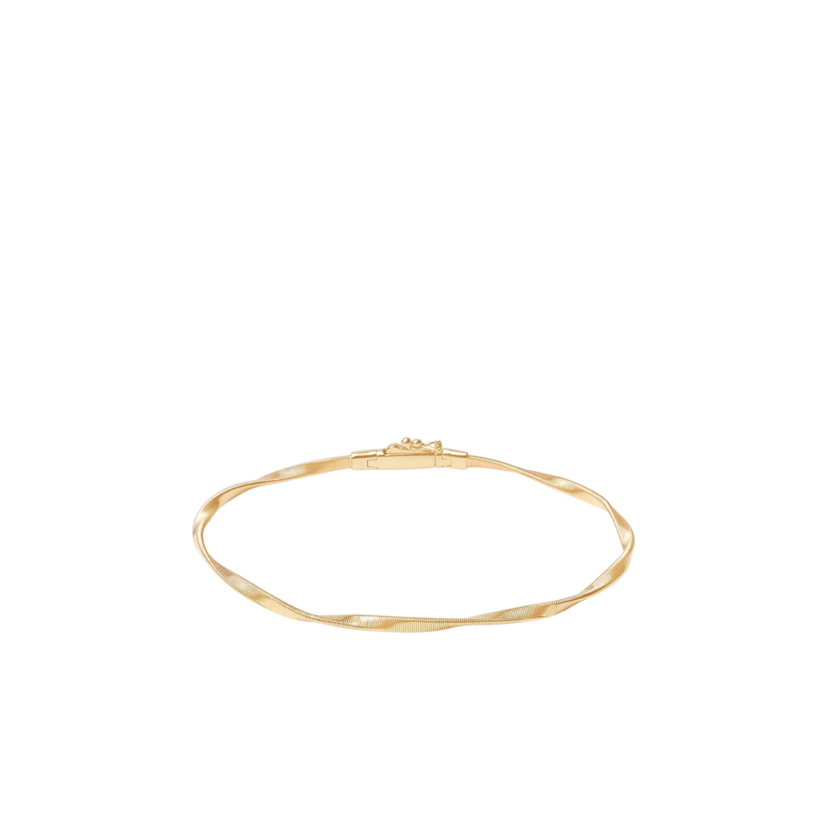 Marco Bicego Jewelry - Marrakech 18K Yellow Gold Twisted Coil Hard Bracelet | Manfredi Jewels