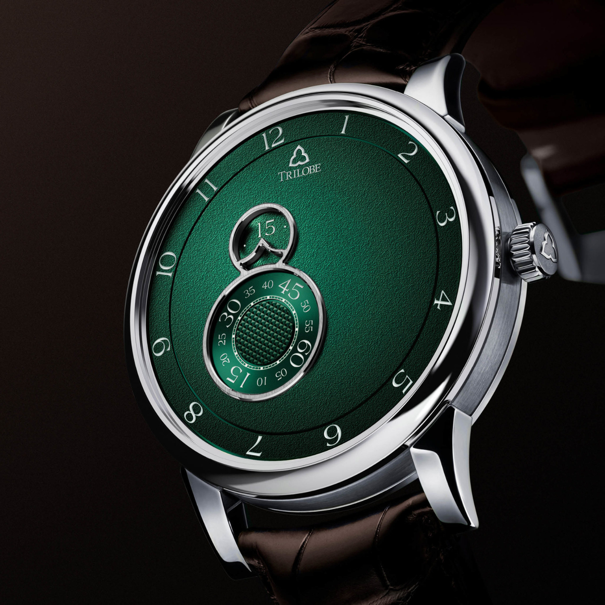Trilobe New Watches - NUIT FANTASTIQUE - 40.5 GRAINED GREEN | Manfredi Jewels