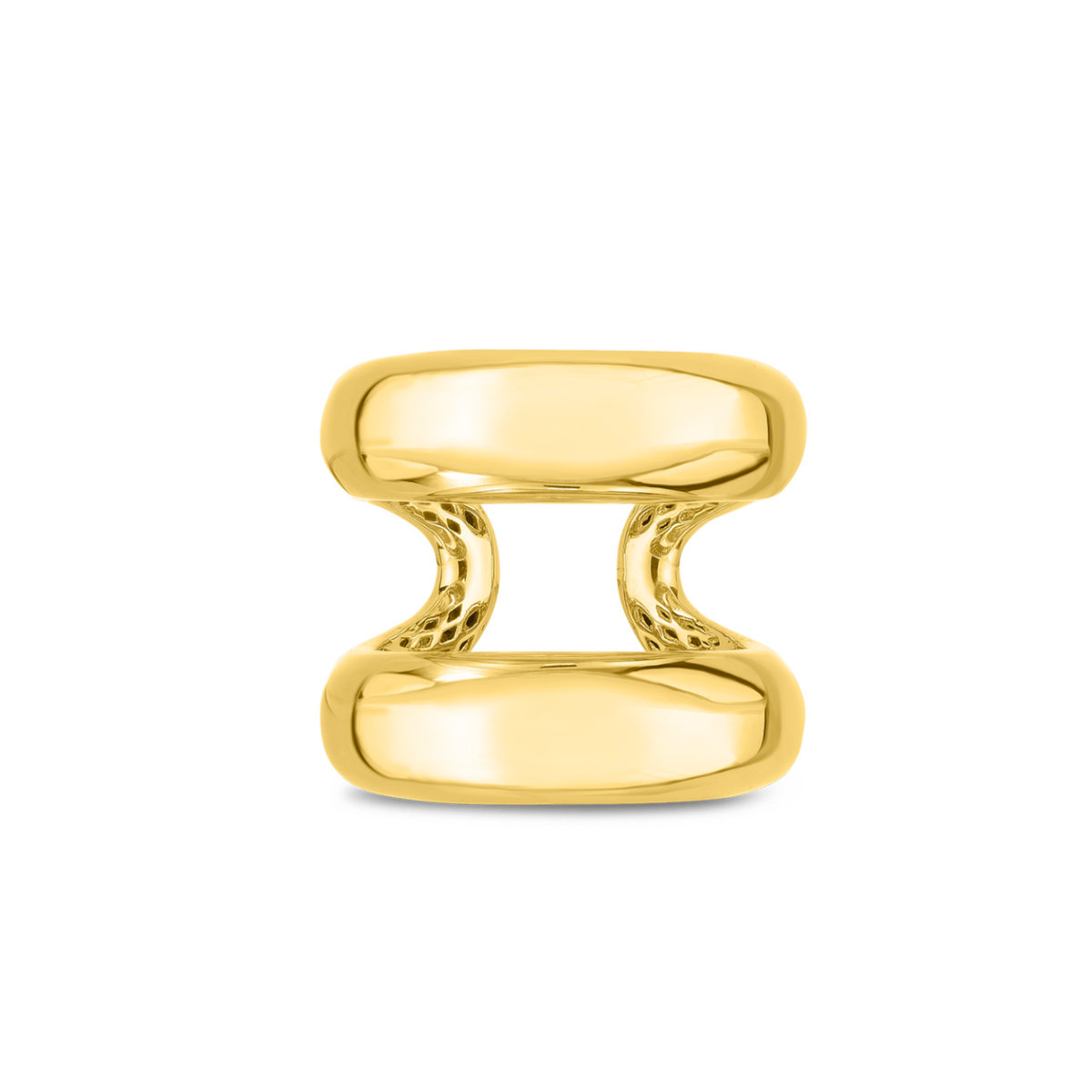 Roberto Coin Jewelry - Classic 18K Yellow Gold Classic Oro Double Band RIng | Manfredi Jewels