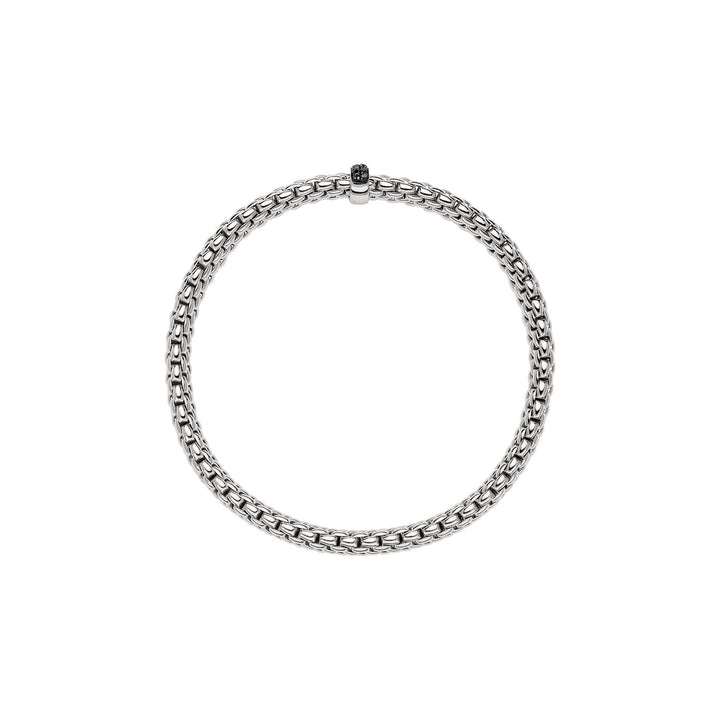Fope Jewelry - Vendome 18K White Gold Black Diamond Flex’it Bracelet | Manfredi Jewels