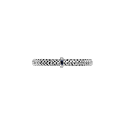 Vendome 18K White Gold Diamond & Sapphire Flex'it Bracelet