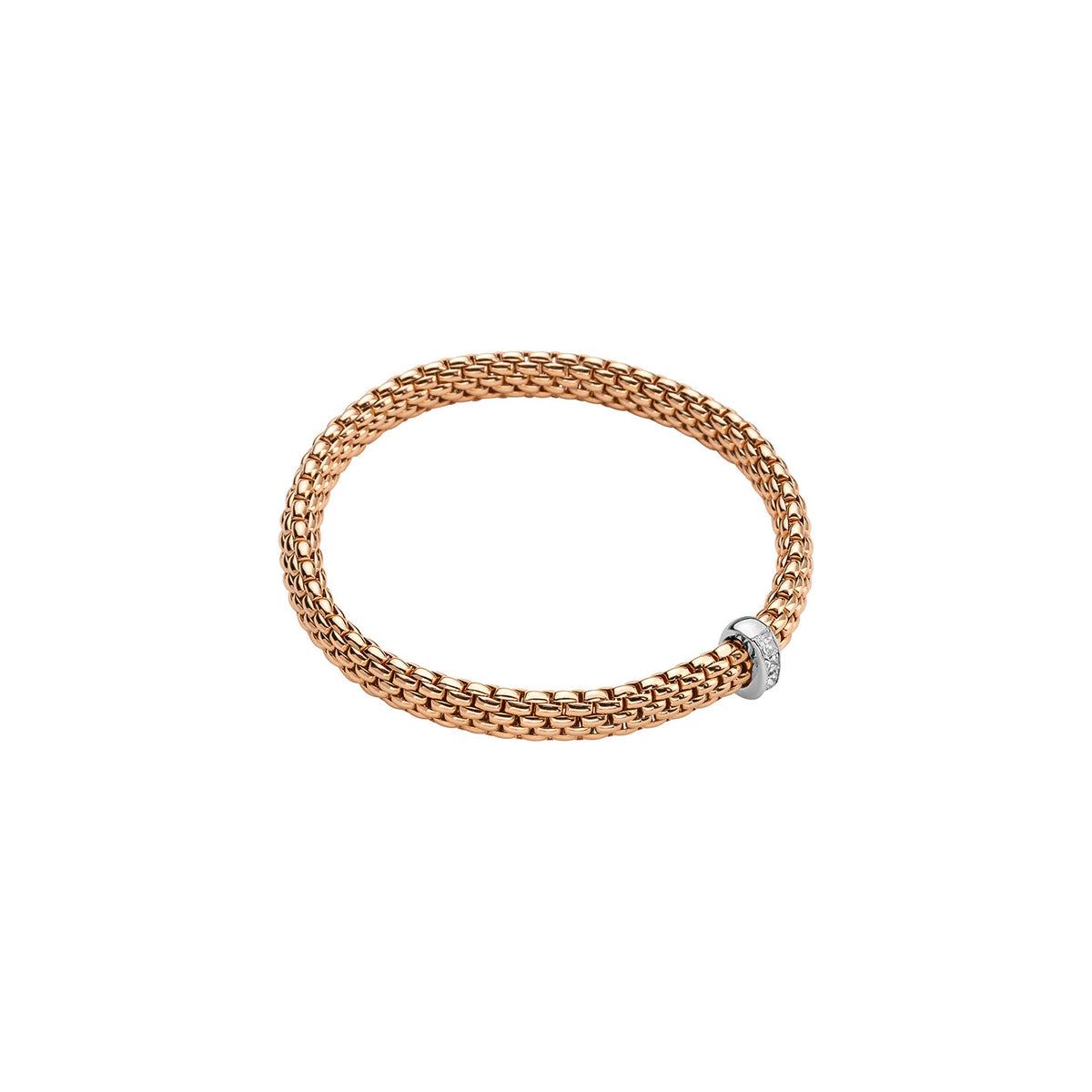Fope Jewelry - Vendome 18K Rose & White Gold Diamond Bracelet | Manfredi Jewels