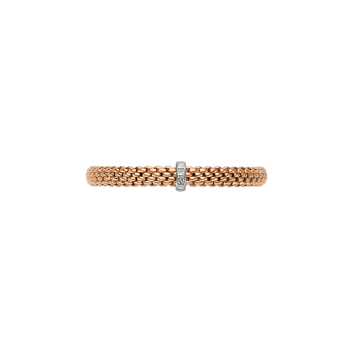 Fope Jewelry - Vendome 18K Rose & White Gold Diamond Bracelet | Manfredi Jewels