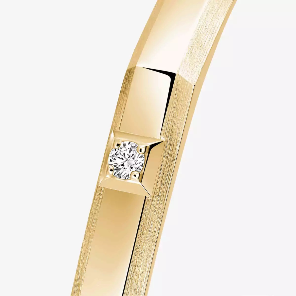 18K Yellow Gold Diamond Moderniste Bracelet