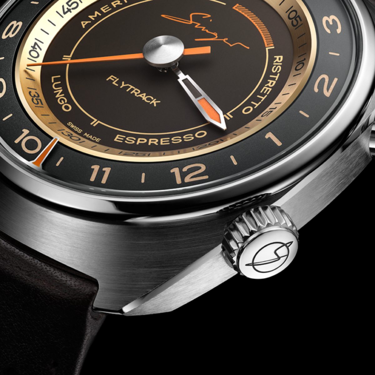 Singer Reimagined New Watches - FLYTRACK BARISTA - SR106 | Manfredi Jewels