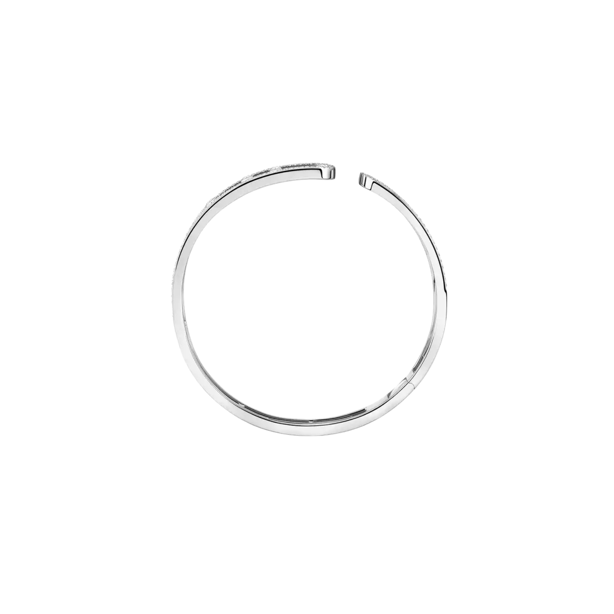 Messika Jewelry - 18K White Gold Move 10th Diamond Bangle | Manfredi Jewels