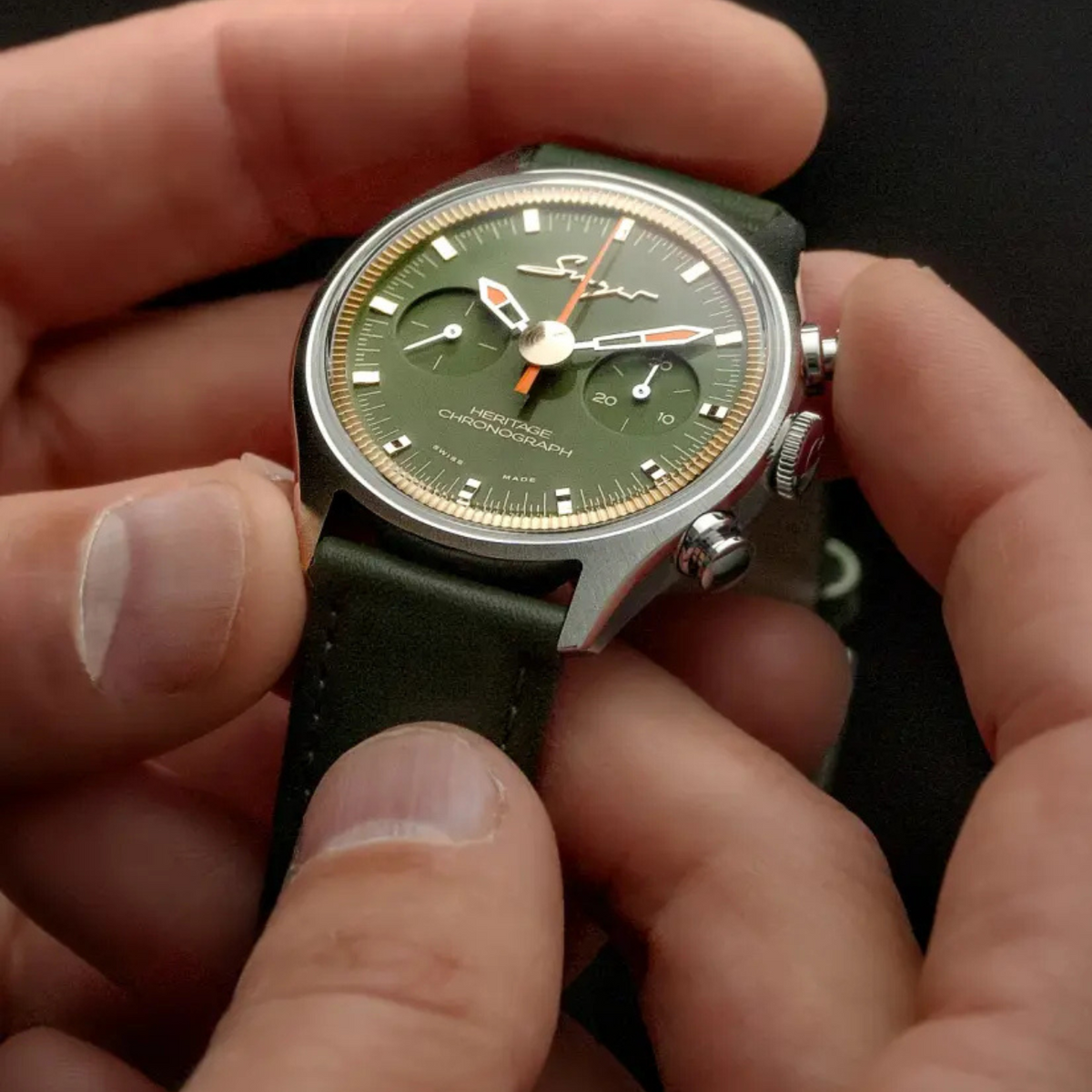 Singer Reimagined New Watches - HERITAGE EMPIRE CHRONOGRAPH | Manfredi Jewels