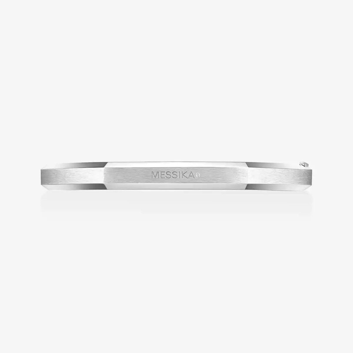 18K White Gold Diamond Pavé Moderniste Bracelet