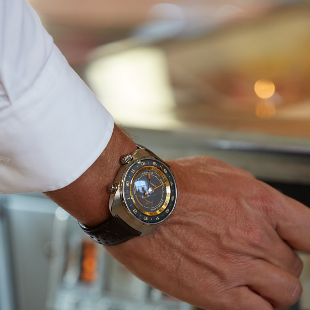 Singer Reimagined New Watches - FLYTRACK BARISTA - SR106 | Manfredi Jewels