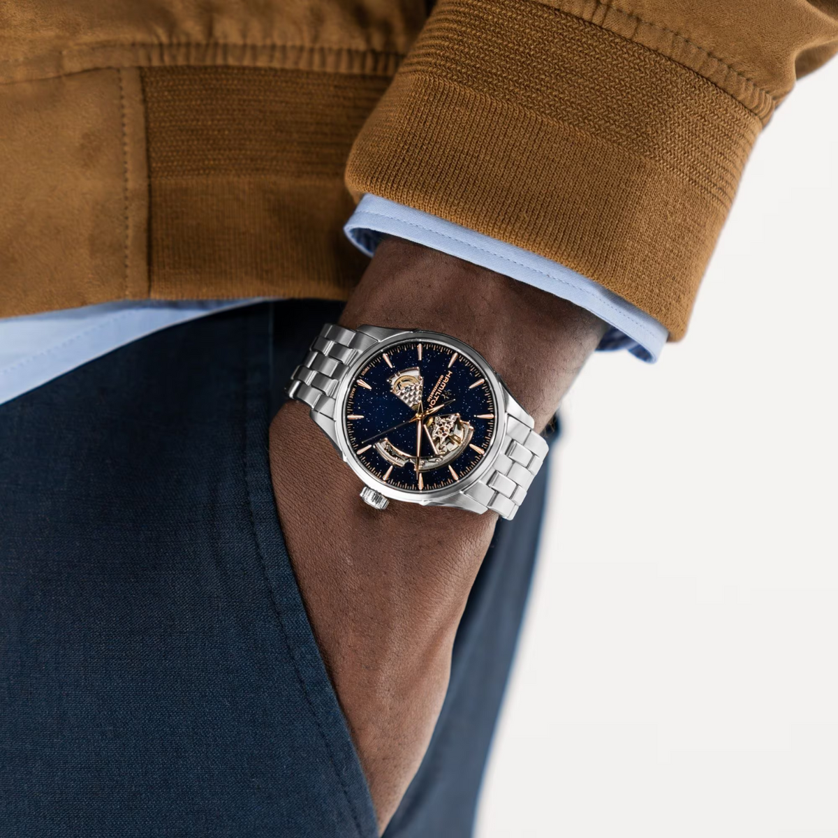 Hamilton Watches - JAZZMASTER OPEN HEART AUTO | Manfredi Jewels