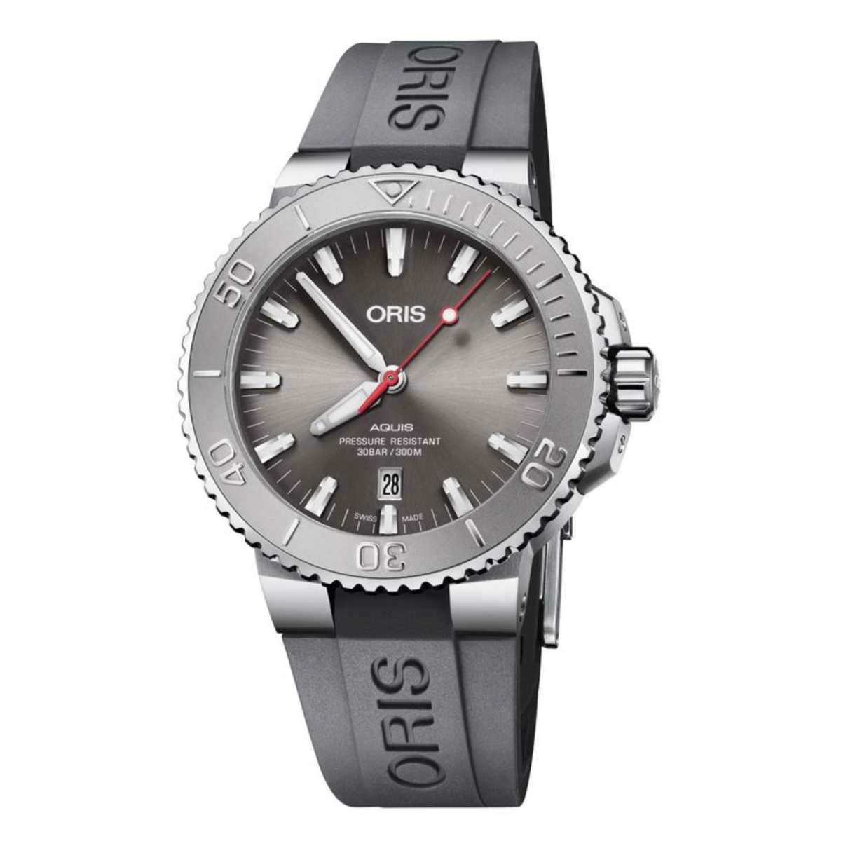 Oris Watches - AQUIS DATE RELIEF - GREY | Manfredi Jewels
