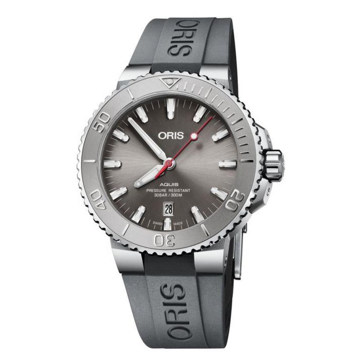 Oris Watches - AQUIS DATE RELIEF - GREY | Manfredi Jewels
