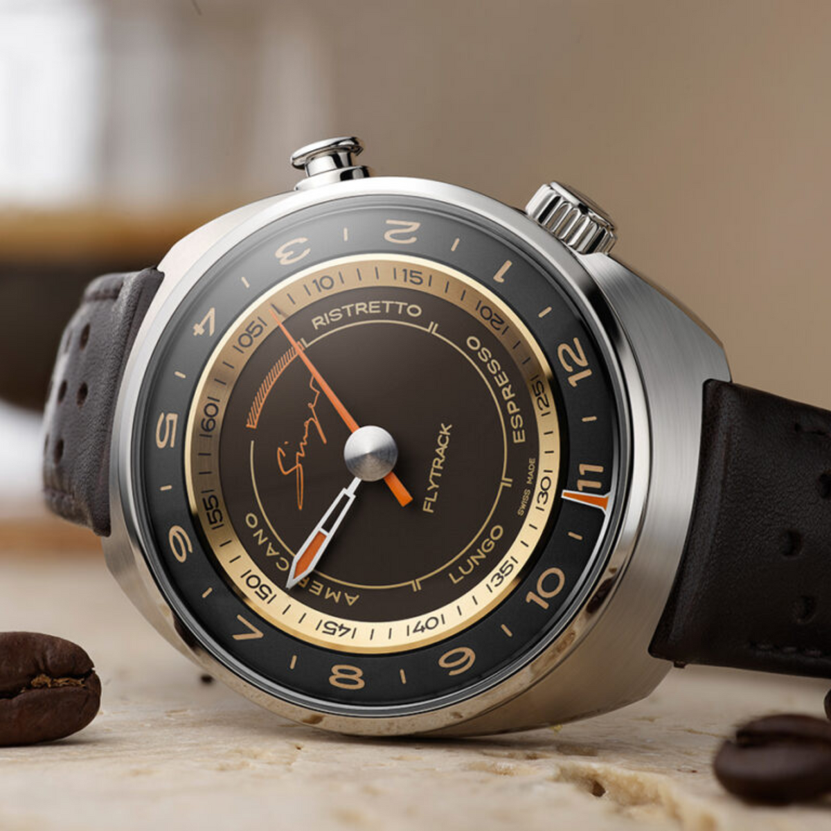 Singer Reimagined New Watches - FLYTRACK BARISTA - SR106 | Manfredi Jewels
