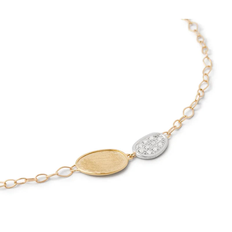 Marco Bicego - 18K Yellow and White Gold Diamond Bracelet | Manfredi Jewels