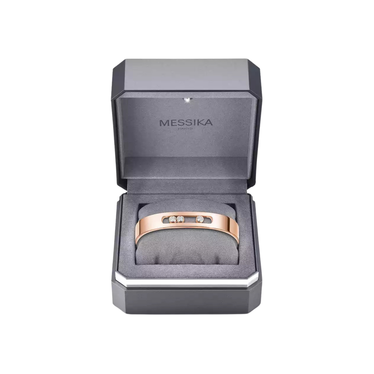 Messika Jewelry - 18K Rose Gold Move Joaillerie Diamond Bangle | Manfredi Jewels