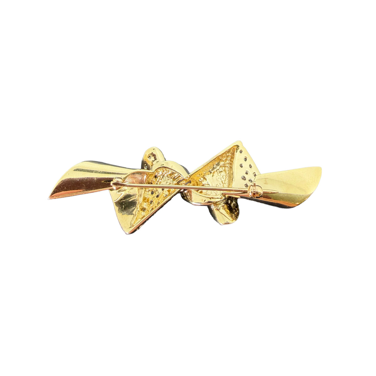 Diamond Pavé Pin in 14K Yellow Gold