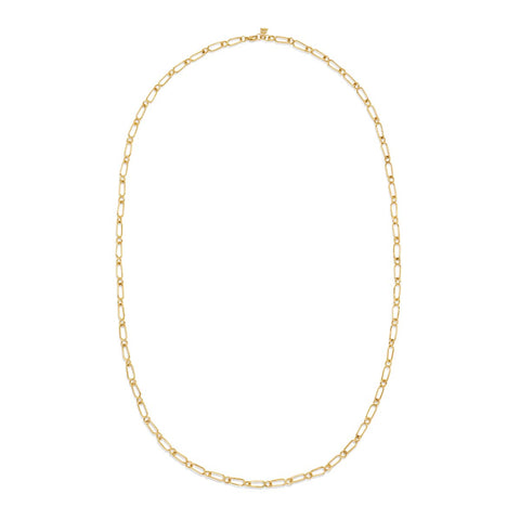 Small River 18K Yellow Gold Chain Necklace
