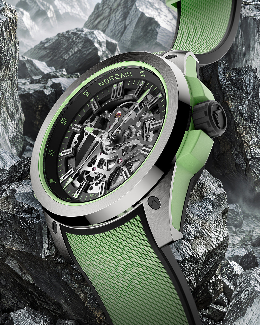 NORQAIN New Watches - INDEPENDENCE WILD ONE SKELETON | Manfredi Jewels